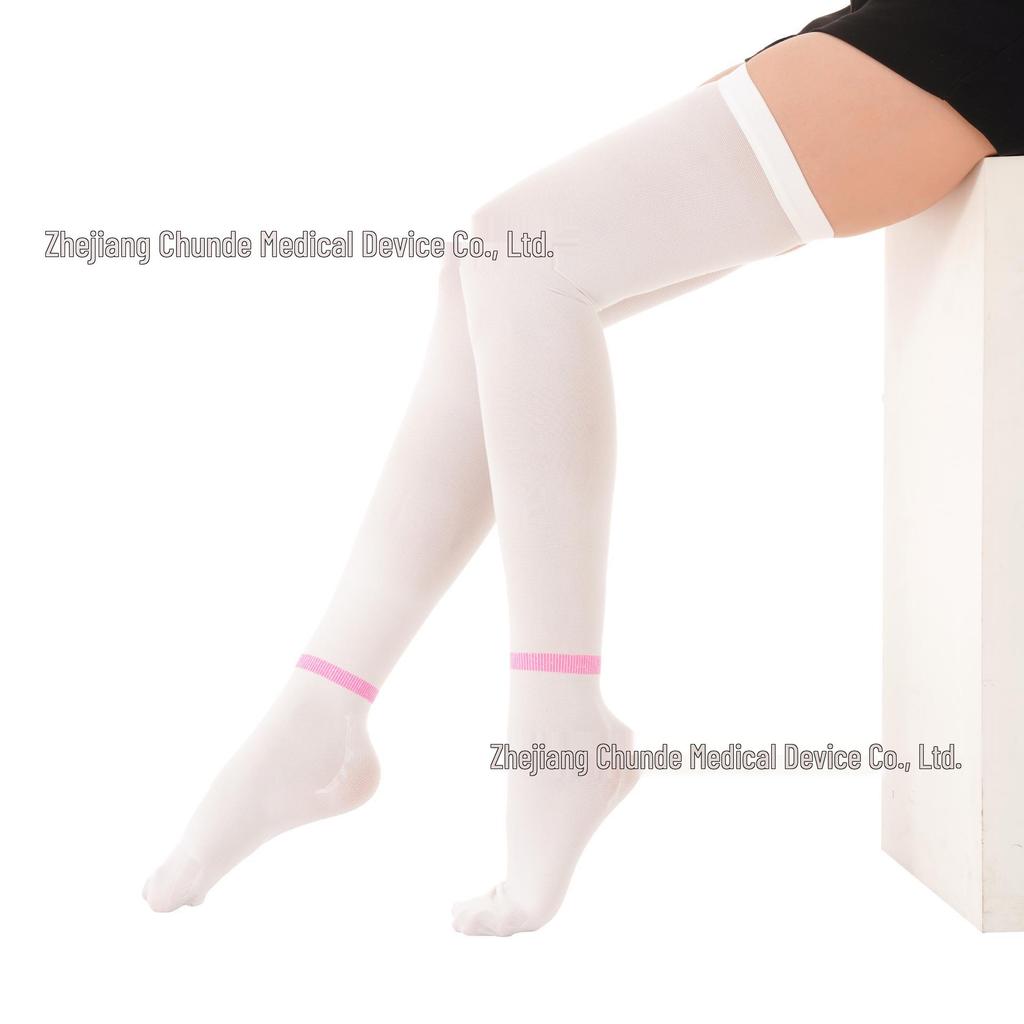 Knee-High Graduated Compression Socks for Post-Op & Anti-Embolism Support