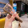 Applicable To OPPO Reno16Pro Cartoon Mobile Phone Case A6X Bear Sticker A78 Protective Case A6 Hand Rope