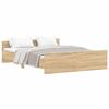 VidaXL Cadre de lit tête de lit et pied de lit chêne sonoma 150x200 cm 3203756