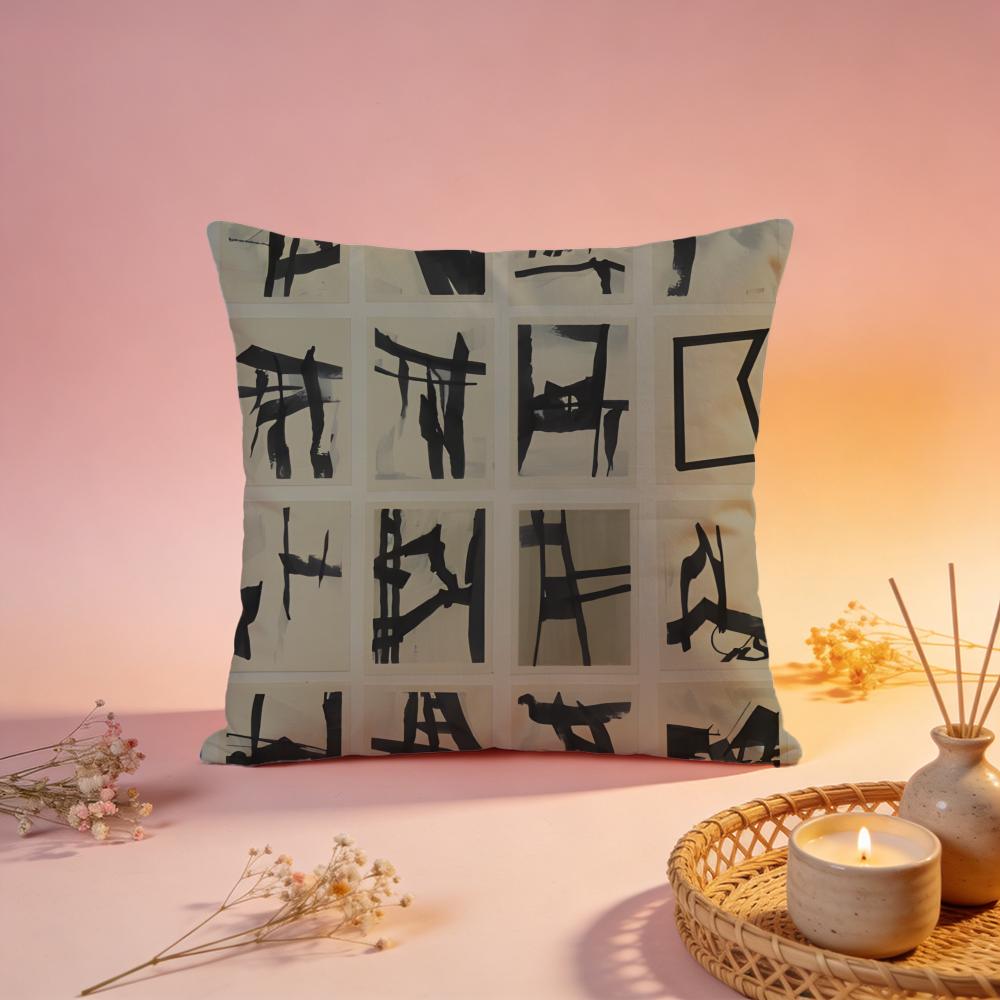 Popular Ffranz Klineew Cushion Cover Comfortable Durable Pillow Cover MultiScene for Home Office Car Sofa