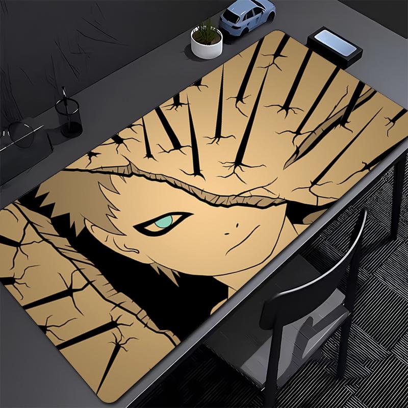 Mousepad NARUTO Gaara Office Computer Desk Mat Keyboard Mouse Pad Laptop Cushion Large Non-slip Deskpad PC carpet Anime Mousepad