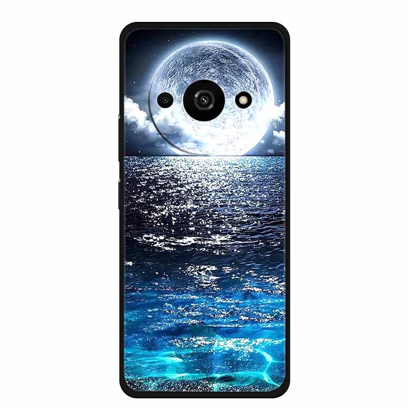 For Xiaomi Poco C61 Case Cool Animal Soft Silicone TPU Phone Case Back Cover for PocoC61 Shockproof Lovely Cat Protective Cover