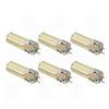 6-Pack GY6.35 LED Bulbs, 7W ACDC12V, 700lm, 360-Degree LED Cone Bulbs, for Pendant Lamps and Ceiling Lamps (Bright Light)