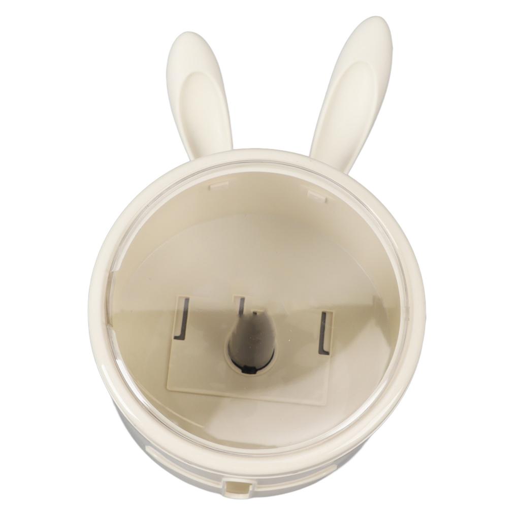Toilet Paper Holder Container Plastic Cute Rabbit Wall Mounted Transparent Roll Paper Storage Dispenser Box for