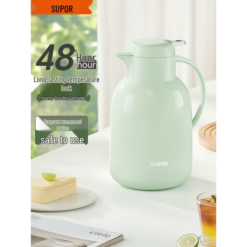 

SUPOR 1.7L Glass Lined Thermos Kettle