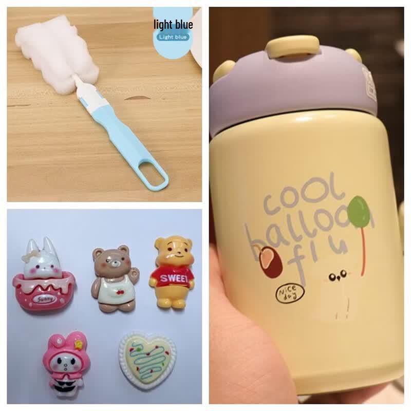 Qiwei 2025 Children s Portable Insulated Straw Cup