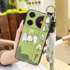 Silicone Wrist Strap Phone Case For ZTE Nubia Music Lanyard Durable Wristband Soft Case Ring Anti-knock Cartoon Cute