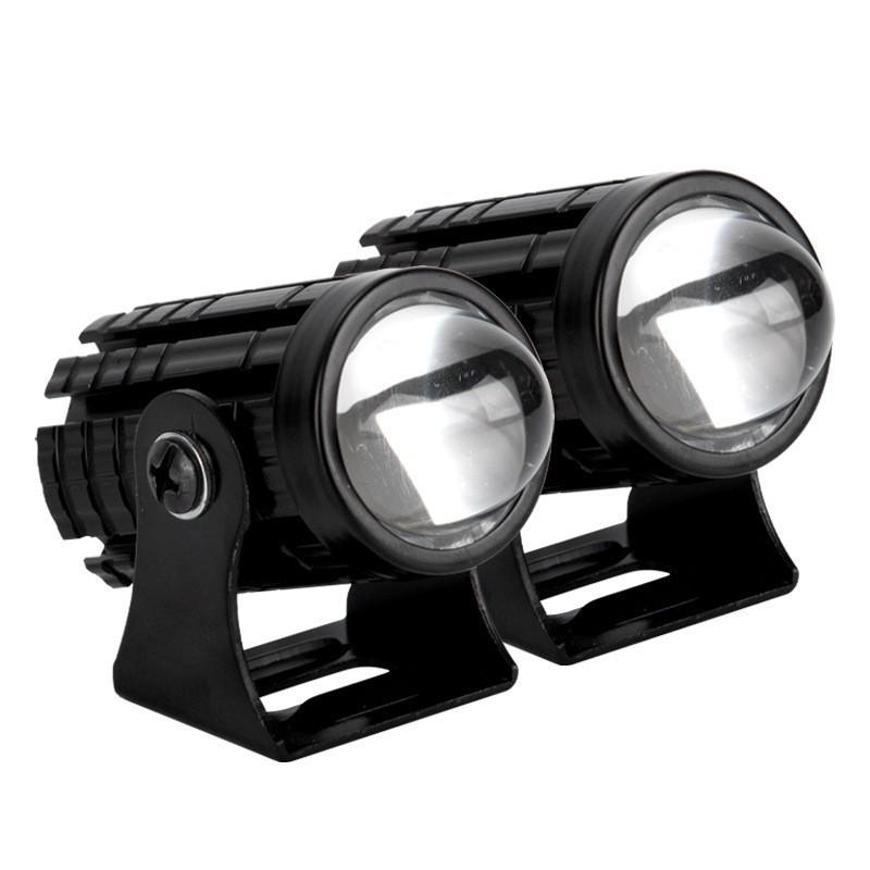 For Auxiliary Spotlight Lamp Moto Fog Light Accessories Motorcycle Mini Driving Light Headlight Universal Dual Color ATV Scooter