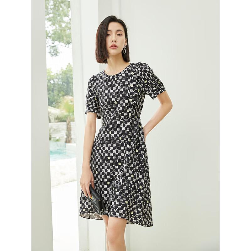 

Gejin Resort Plaid V-Neck Short Sleeve Dress 2XL