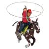 Clockwork Vintage Figure Toy Cowboy Theme Wind Up Ornament Toy Personalized Decoration for Kids