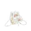 DIOR Bag [Customized Cosmetic Bag] Canvas Pearl Flower Banquet Romantic Tender Chain Niche Girly Fashion Atmosphere Versatile Elegant Cute Casual