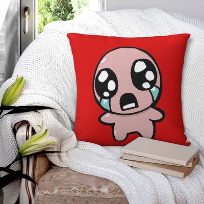 Roguelike Spiel The Binding Of Isaac Quadratische Kissenhülle Kissenbezug Kissenhülle Überwurf-Kissenbezug für Zuhause Sofa Wohnzimmer
