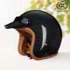 3C Certified Retro Unisex 3/4 Motorcycle Helmet for All Seasons