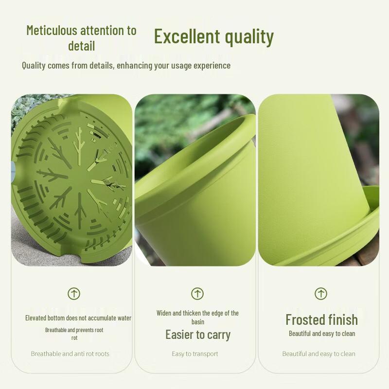 Zhiyu Prodyšné pryskyřičné plastové květináče