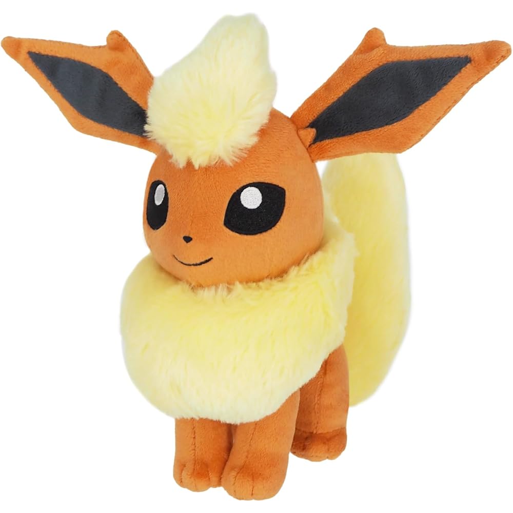 

Sanei Boeki Pokmon All Star Collection Booster Plush Toy 9x18x19cm Soft Stuffed Animal