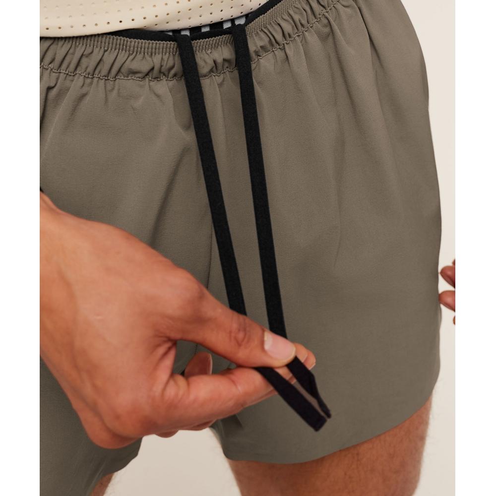 Gymshark Running Elite 5  Short Camo Brown A2c8g Nby9