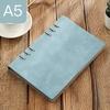 Thickened Waterproof Leather Surface Detachable Notes Booklet Student Office Planner Record Book Durable Filler Paper Binder
