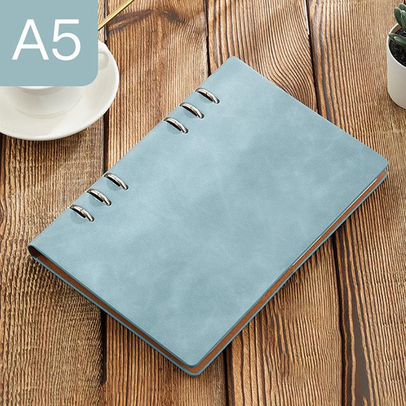 Thickened Waterproof Leather Surface Detachable Notes Booklet Student Office Planner Record Book Durable Filler Paper Binder
