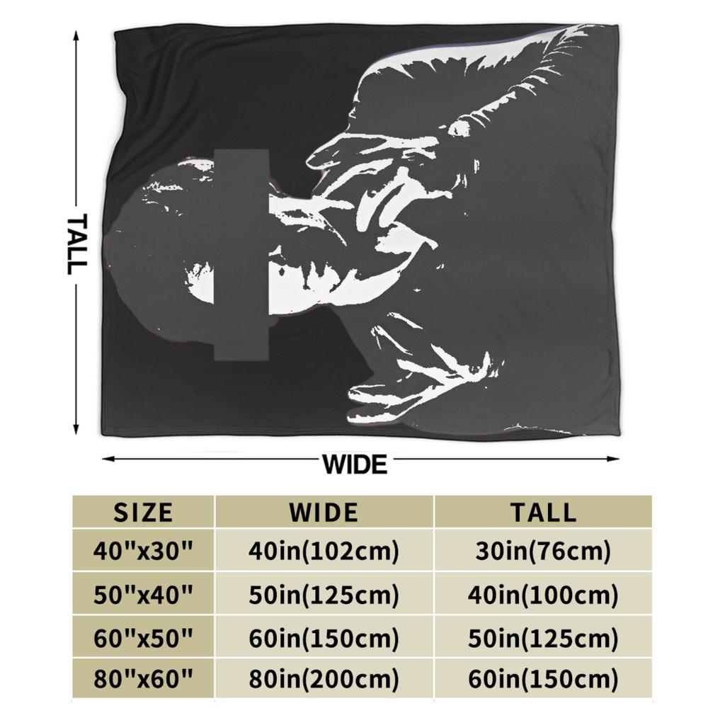 Dexter TV Show Movie Poster Blanket Flannel Spring Autumn Morgan Lightweight Thin Throw Blankets for Sofa Car Bedding Throws