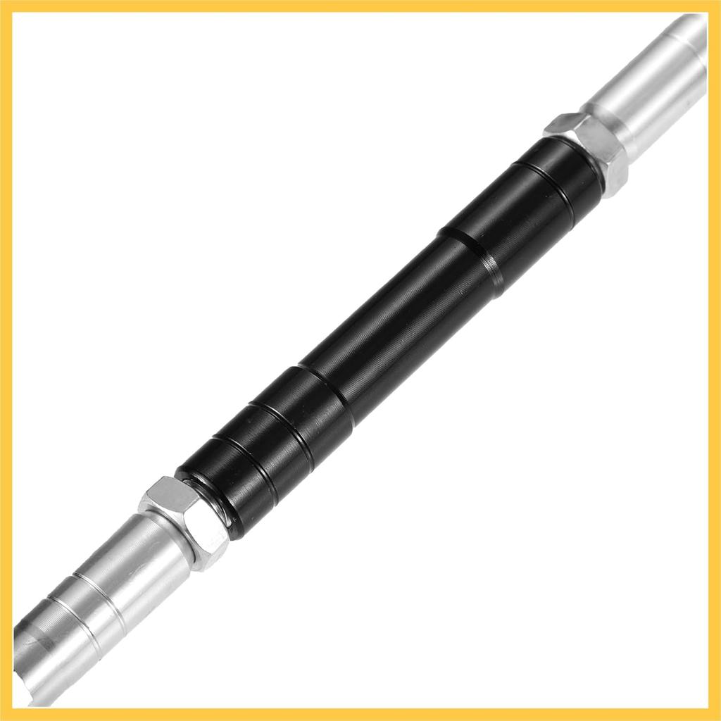 Universal 2 Set 22mm Aluminum Alloy Motorcycle Balance Bar Crossbar Handlebar Motorbike Reinforce Lever Accessories Black Auto Replacement Parts