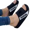 Verão feminino apartamentos chinelos plataforma flip flops slides vestido de praia esportes macio sandálias confortáveis ​​plus size sapatos femininos