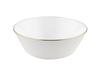 Anelli Salad Bowl with Golden Rim 19cm