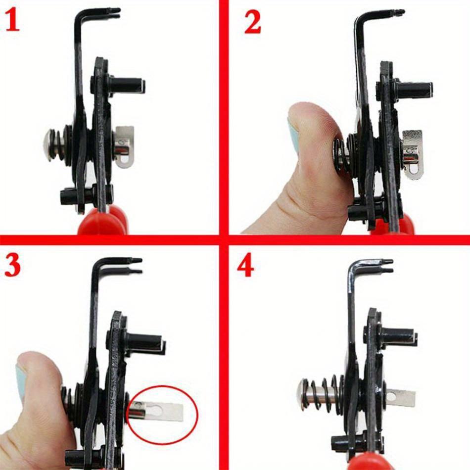 4 In 1 Multifunctional Snap Ring Circlip Pliers Set Internal External Curved Straight Clamp Ring Remover Hand Tools