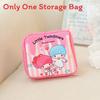 Cartoon Pattern Stripe Sanitary Item Bag For Travel And Storage Home