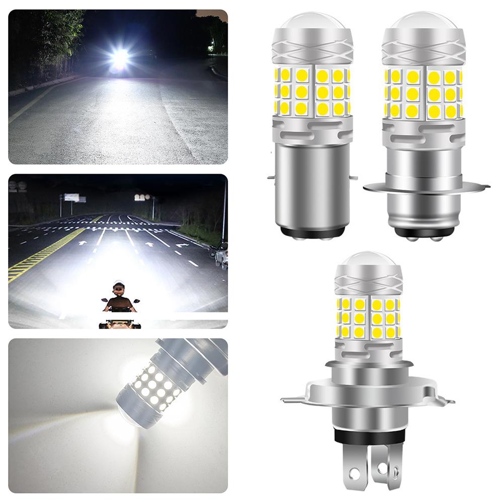 H4 Led Motorcycle Headlight LED BA20D H6 P15D Lamp LED Moto High/Low Beam Led Bulbs Lamp Motorcycle Fog Lights 12V 6000K White