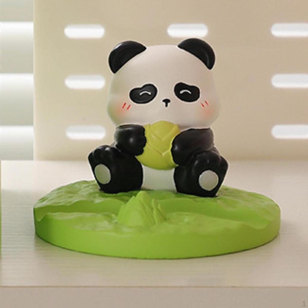 Panda Figur Telefon Halter Kreative Geschenk Stilvolle Handwerk Kunstwerk Tier Statue Skulptur für