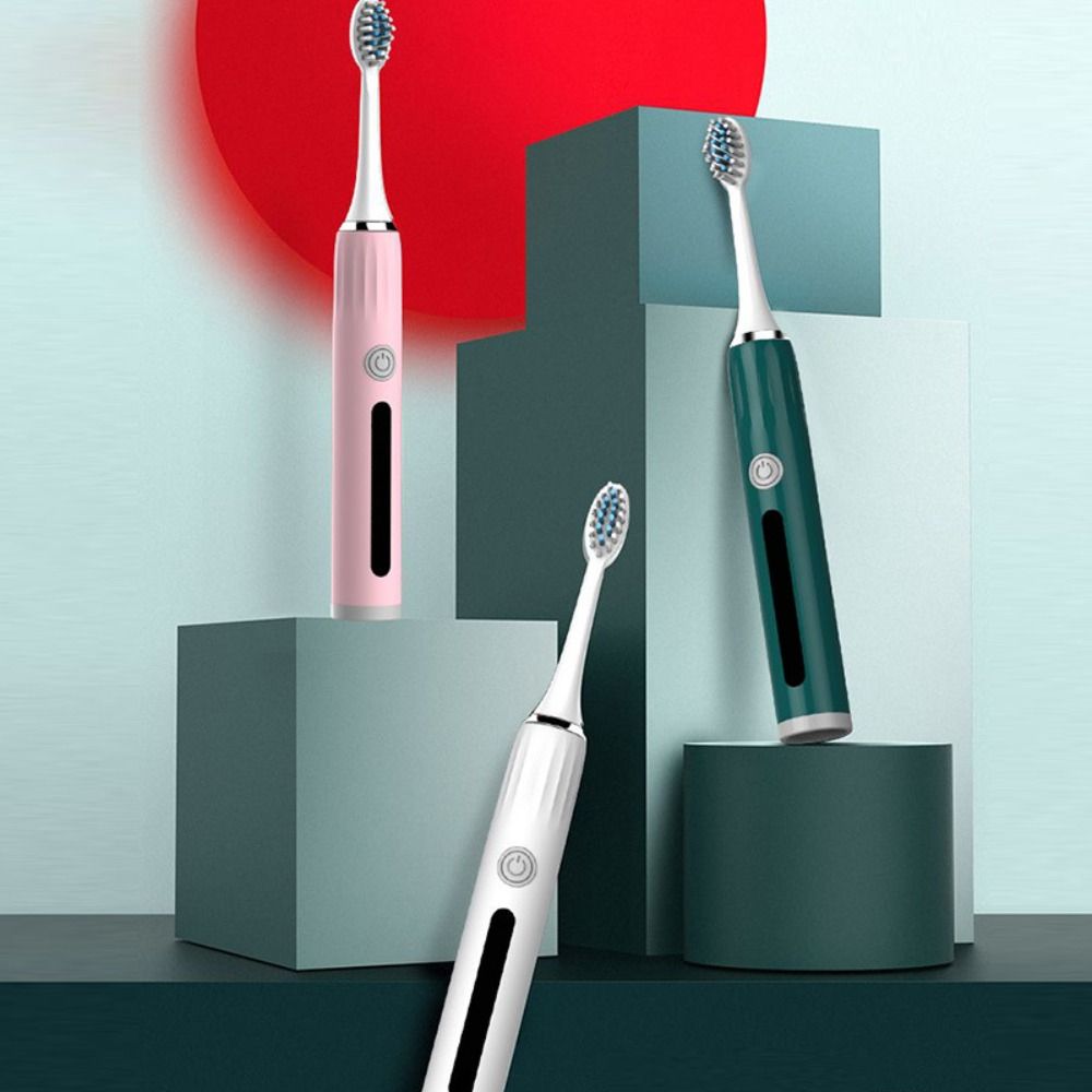 Long-Lasting Ultrasonic Toothbrush Waterproof Kids Adults Brush Portable Oral Cleaning Tool Unisex