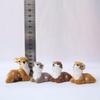Mini Sika Deer Lying Ornament – Creative Fur Animal Model