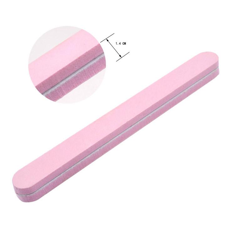 5pcs/ Pack Grit Nail Files Washable Double-Side Emery Board Nail Buffering Files Salon Manicure Tools