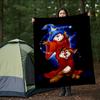 1pc, Chip 'n Dale Cartoon Blanket, Seasonal Home Decor Gift, Living Room, Travel, Camping, Car Blankets, Beach, Office Naps, Perfect for Gift.J020