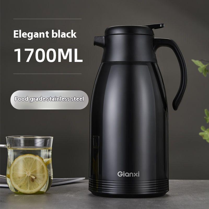 Gianxi Press Type Insulated Water Bottle Household Stainless Steel Large Capacity Insulated Water Bottle Thermal Water Bottle