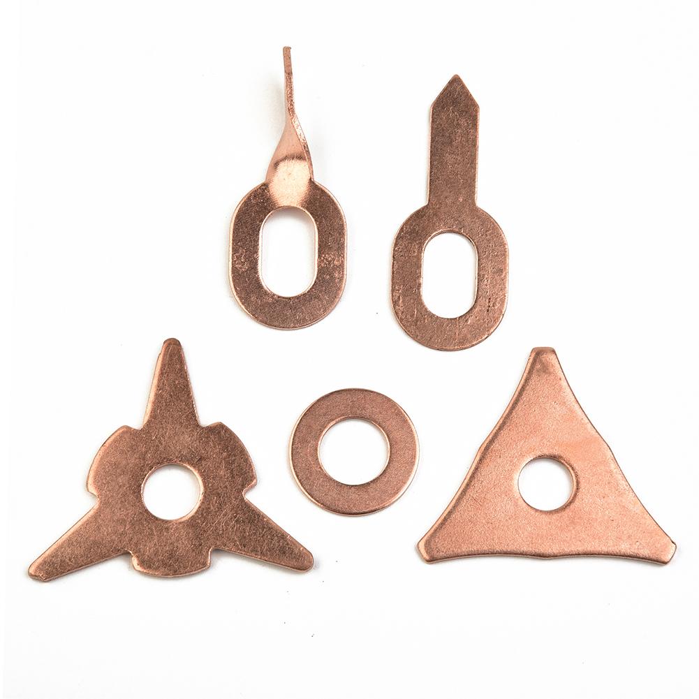 50 buc/pachet șaibă mixtă pad placat cu cupru kit oțel de înaltă calitate potrivit pentru accesorii de sudură spotter consumabile