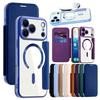 Flip Leather Case for IPhone 18 17 Air 16 Promax 15 Pro Max 14 Plus 13 PM 12 Card Holder Magnetic Wireless Charging Phone Cover