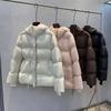 Women Winter Warm Padded Jacket Parkas Long Sleeve Hooded Bread Clothes Female Thick Jacket Outerwear