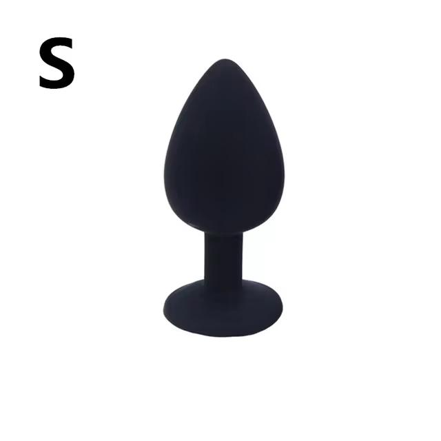 S/M/L 100%Silicone Butt Plug Anal Plugs Unisex Sex Stopper 3 Different Size Adult Toys for Men/Women Anal Trainer For Couples SM