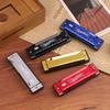 Harmonica Key Of C 10 Hole Diatonic Harmonica C With Case For Beginner Students Kids Gift Metal Harmonica