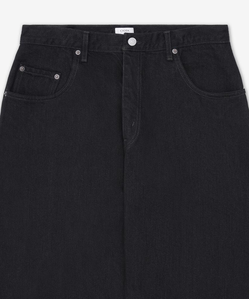 Siota Baggy 5-Pocket Denim Pants - Black / Ptlm25Bgbkw