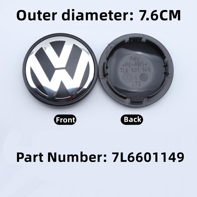 2026 Hot For VW VOLKSWAGEN 4CS 56mm 60mm 65mm 70mm 76mm Car Wheel Center Cap Hub Covers Badge For VW Volkswagen Jetta MK5 Golf P