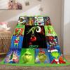Christmas Gift Comedy Movie How the Grinch Stole Christmas blanket home warming, four season bed decoration sofa cover flannel throwing blanket K14