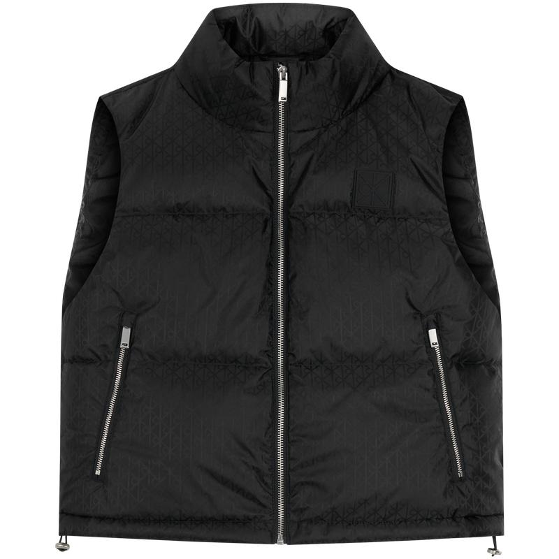 

Calvin Klein Casual Jacquard Texture Stand Collar Sleeveless Down Jacket Women outerwear 44D538G XS