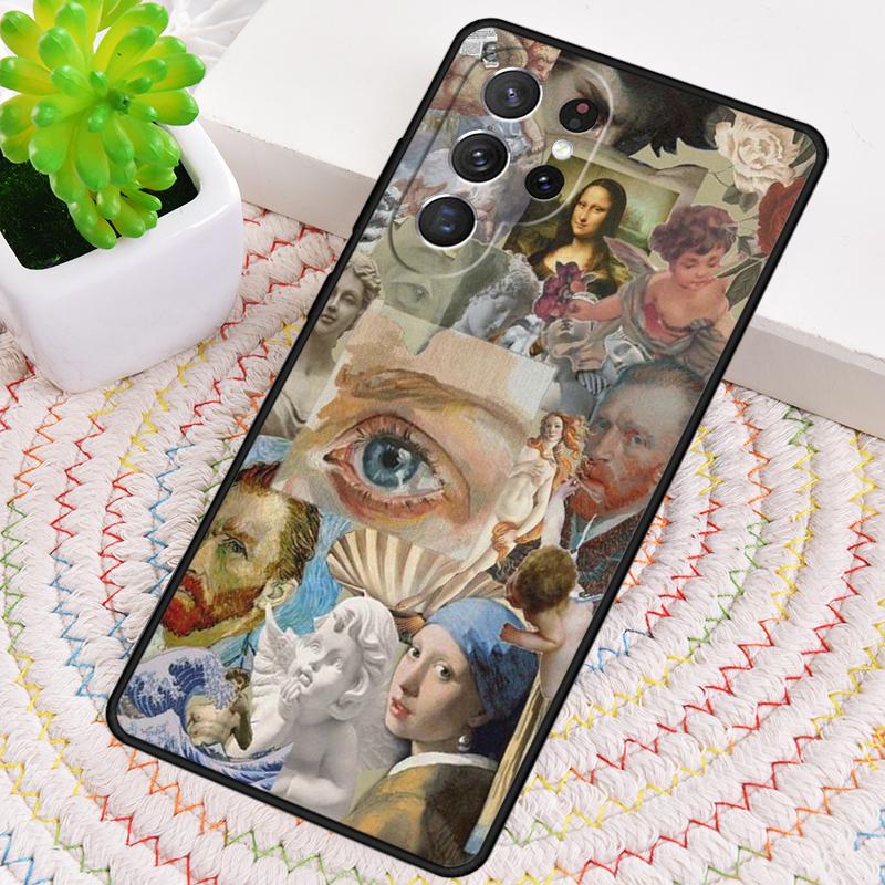 Famous Painting Adorable Phone Case for Samsung Galaxy Note 10 Pro S26 Ultra S23 S24 FE S25 S21 S22 PLUS Shockproof Cove
