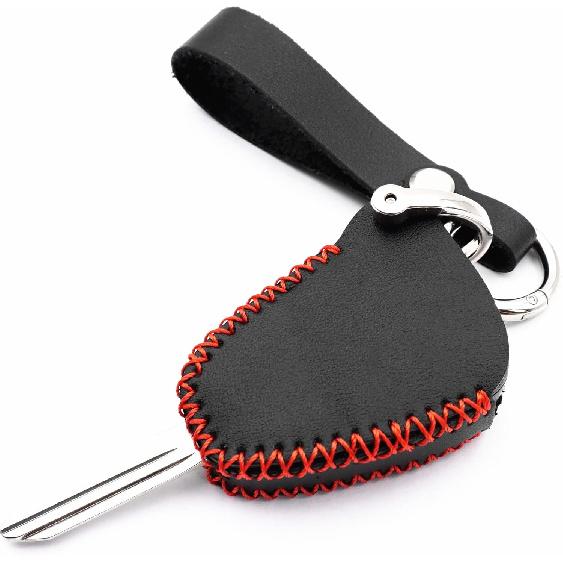 

Leather for Jeep Grand Cherokee Dodge Chrysler Magnum Durango Dakota Charger 300 Remote 3 4 Buttons Key Case Fob Cover (3 Buttons,Red) 4 Buttons чёрный