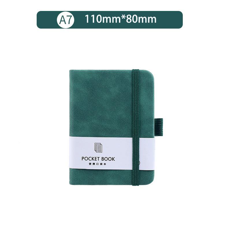 A6/A7 Pocket Notepad Sketchbook Portable 100 Sheets Portable Mini Notebook Not Drop Pages 5 Colors Notebooks And Journals