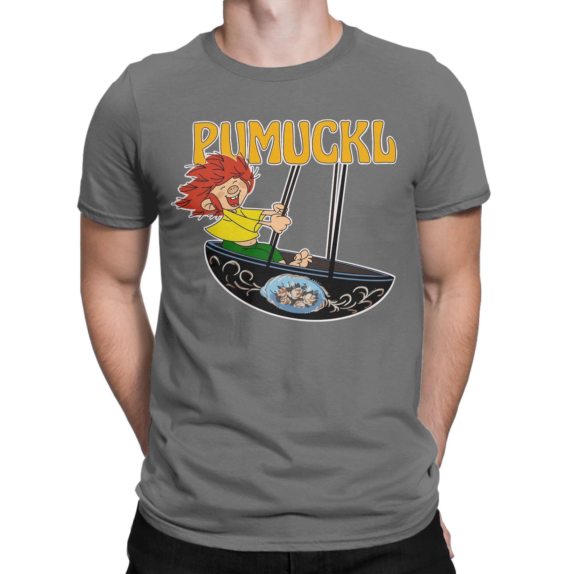 

Pumuckl Swing T Shirt Men Pure Cotton Crazy T-Shirt O Neck Anime Cartoon Tee Shirt Short Sleeve Clothes Classic 4XL