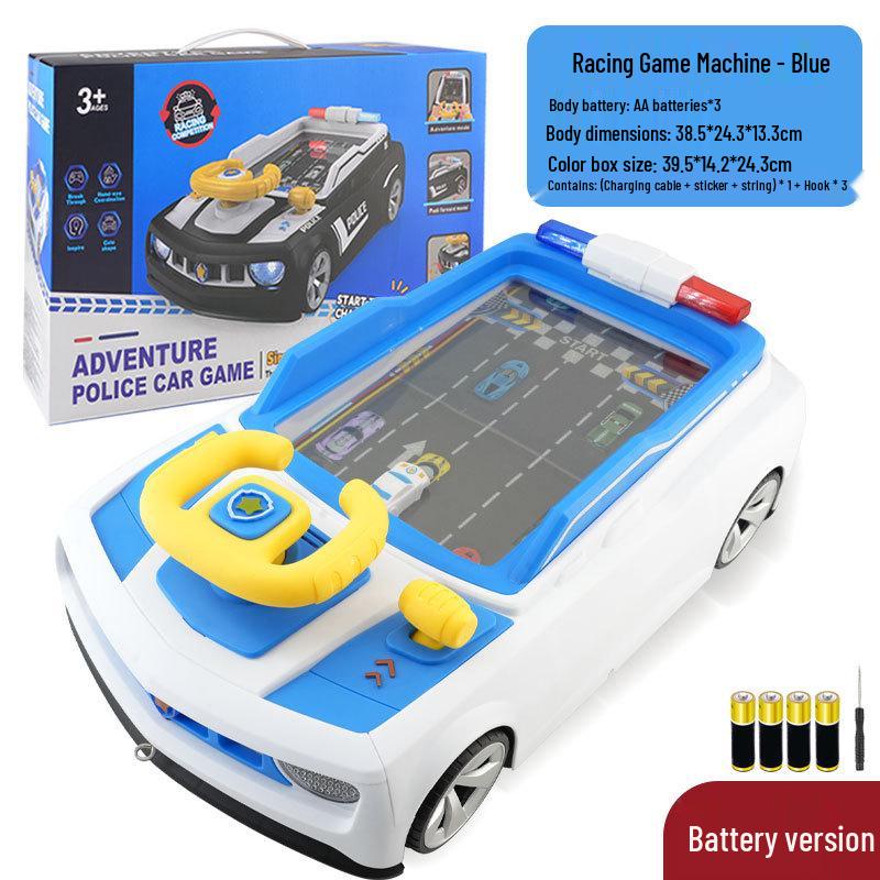 Children's Educational Cross-Country Racing Steering Wheel Toy: Simulation Driving and Concentration Game