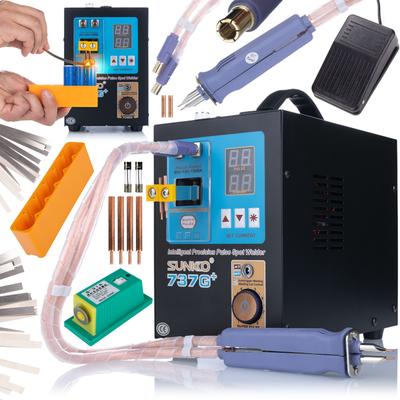 Zenthril Sunkko 737G+ Cell Welder – Efficient Battery Welding | Digital Controller | Manual and Upper Pressure Welding Modes
